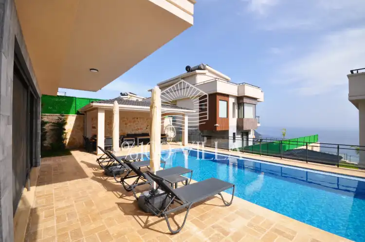 Villa Topaz Kalkan - Deniz Manzaralı Lüks Villa